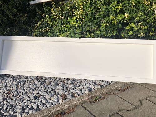 Rama drewniana 100/25cm biała