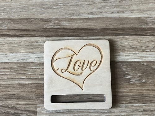Baza zakładki - Love serce B6
