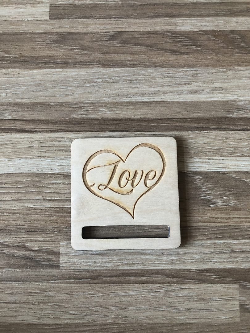 Baza zakładki - Love serce B6